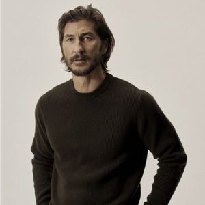 Buck Mason Rib Cotton Cashmere Seafarer Crew